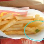 【マクドナルド終了】ポテトフライに緑色ポテトが混入･･･