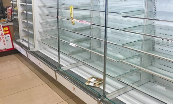 大阪地震でスーパーが悲鳴！？東京の時より酷いかも…